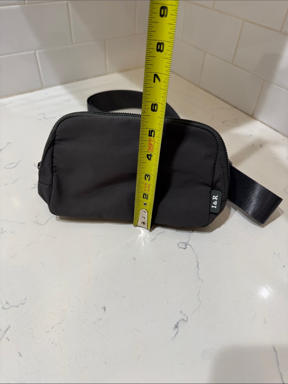 Unbranded Women's Dark Gray Crossbody Pouch belt bag Fanny pack NEW - Picture 10 of 11
